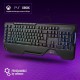 NGS GKX-450 Teclado Gaming RGB con Teclas Multimedia Layout AZERTY FR