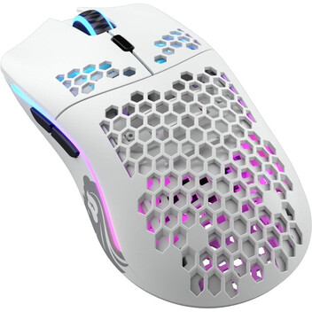 Glorious Model O Ratón Gaming Wireless + USB Type-C Láser 19000 DPI Blanco