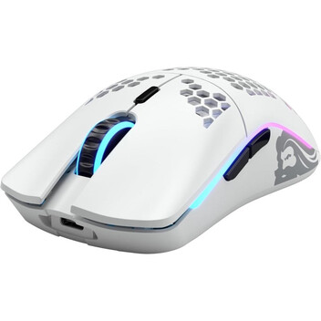 Glorious Model O Ratón Gaming Wireless + USB Type-C Láser 19000 DPI Blanco