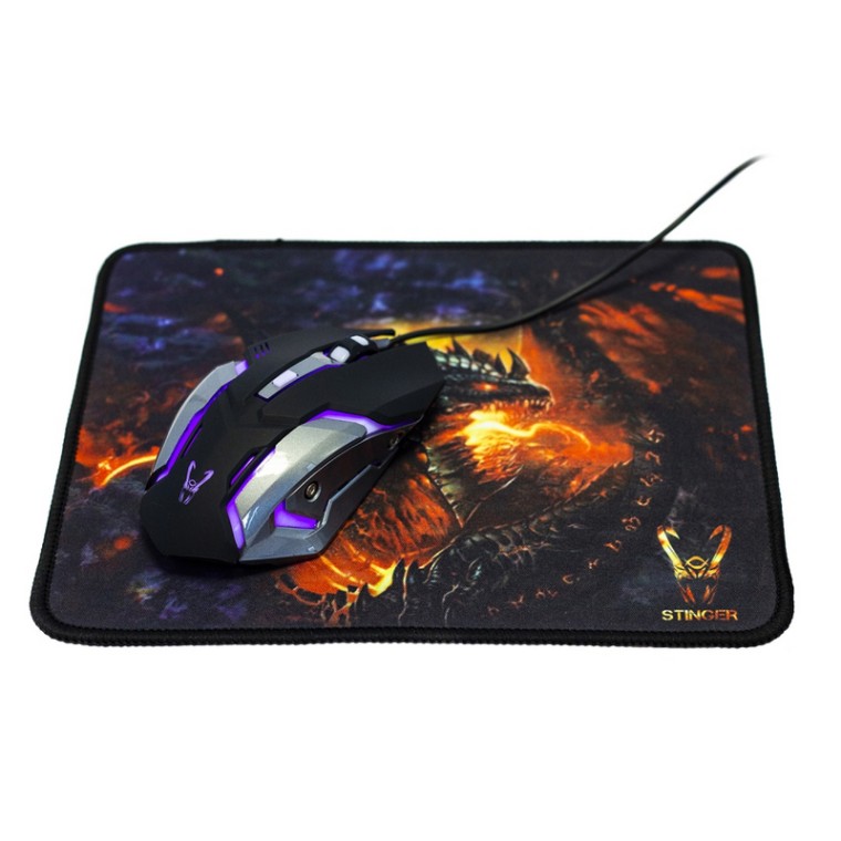 Woxter Stinger FX 80M Ratón Gaming + Alfombrilla