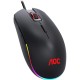 AOC GM500 Ratón Gaming 5000 DPI Negro