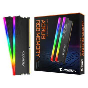 Gigabyte AORUS RGB DDR4 3733MHz PC4-29800 16GB 2x8GB CL18 Gigabyte AORUS RGB DDR4 3733MHz PC4-29800 16GB 2x8GB CL18