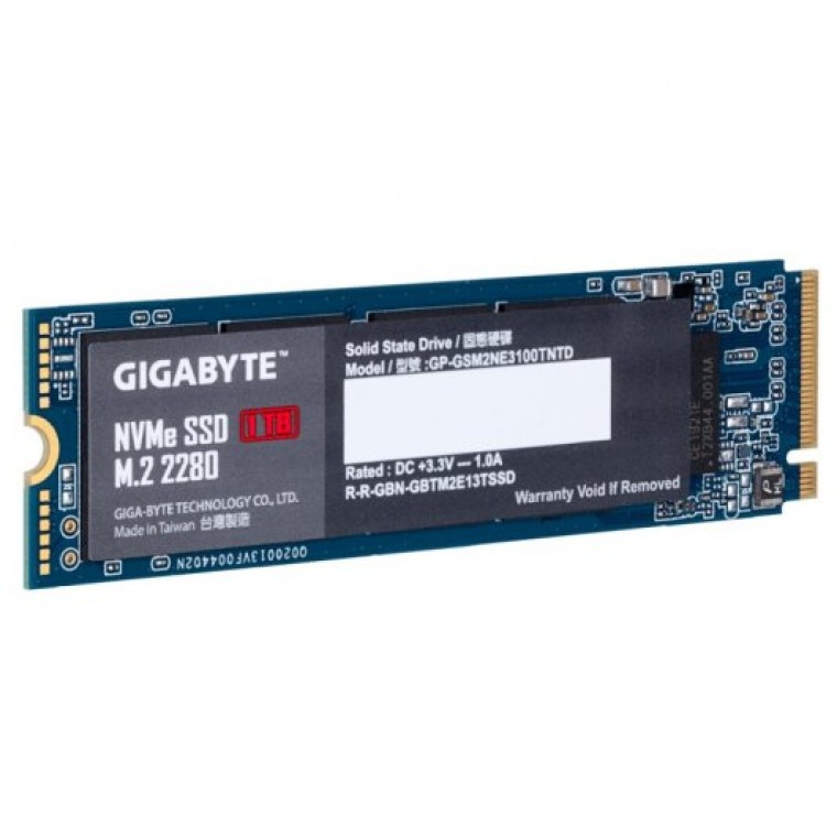 Gigabyte GP-GSM2NE3100TNTD 1TB SSD M.2 2280 PCIe 3.0 x4 NVMe