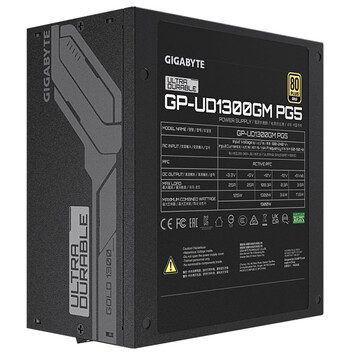 Fuente Alimentación Gigabyte UD1300GM 1300W PCIE 5.0 80 Plus Gold Modular Fuente Alimentación Gigabyte UD1300GM 1300W PCIE 5.0 80 Plus Gold Modular