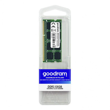GoodRam SODIMM DDR3 1333MHz 8GB CL9 GoodRam SODIMM DDR3 1333MHz 8GB CL9