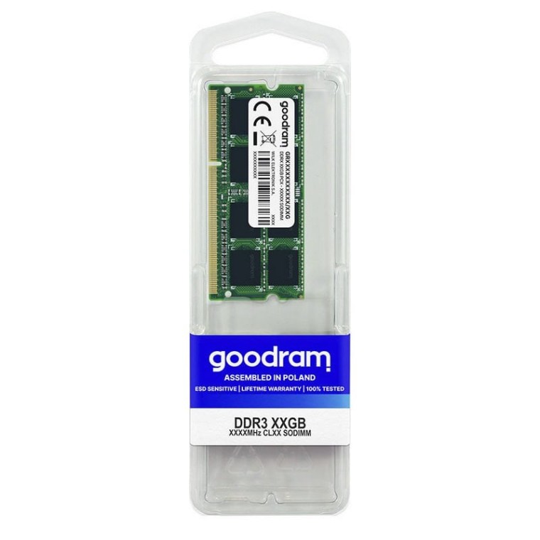 GoodRam SODIMM DDR3 1600MHz PC3-12800 4GB CL11