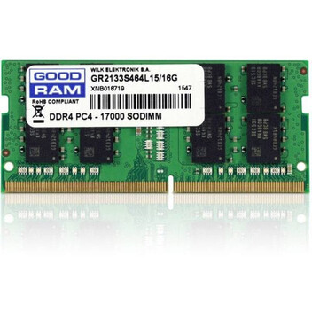 GoodRam SO-DIMM DDR4 2666 MHz 8GB CL19 GoodRam SO-DIMM DDR4 2666 MHz 8GB CL19