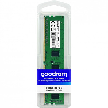 Goodram GR3200D464L22/16G DDR4 3200MHz 16GB CL22 Goodram GR3200D464L22/16G DDR4 3200MHz 16GB CL22