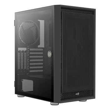 Torre PC Aerocool Graphite Cristal Templado USB 3.0 Negro Torre PC Aerocool Graphite Cristal Templado USB 3.0 Negro