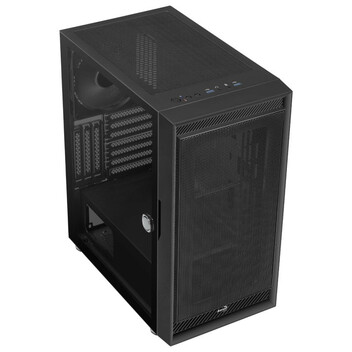 Torre PC Aerocool Graphite Cristal Templado USB 3.0 Negro Torre PC Aerocool Graphite Cristal Templado USB 3.0 Negro