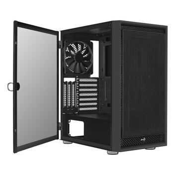 Torre PC Aerocool Graphite Cristal Templado USB 3.0 Negro Torre PC Aerocool Graphite Cristal Templado USB 3.0 Negro