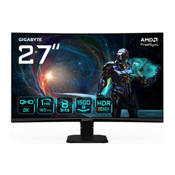 Monitor GIGABYTE GS27QCA 27" QHD 180Hz VA Curvo FreeSync HDR Ready 1ms