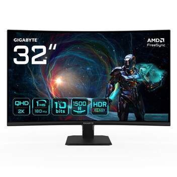 Monitor Gigabyte 31.5″ QHD 180Hz VA Curvo FreeSync HDR 1ms Eyesafe 2.0 Monitor Gigabyte 31.5″ QHD 180Hz VA Curvo FreeSync HDR 1ms Eyesafe 2.0