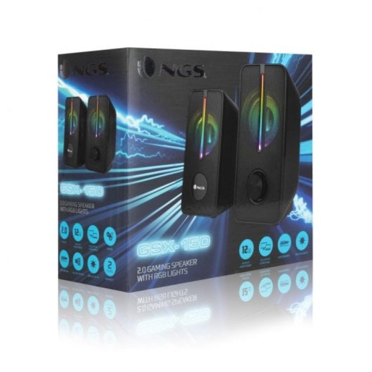 NGS GSX-150 Altavoces Gaming Negros