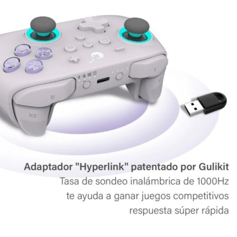 Gulikit KK3 Max NS39 Gamepad Retro Negro para Nintendo Switch/Android/iOS/PC