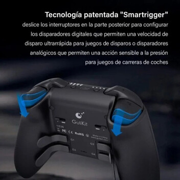 Gulikit KK3 Max NS39 Gamepad Retro Blanco para Nintendo Switch/PC/Android/iOS
