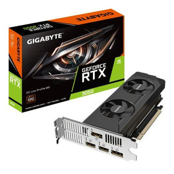 Tarjeta Gráfica Gigabyte GeForce RTX 3050 OC Low Profile 6GB GDDR6