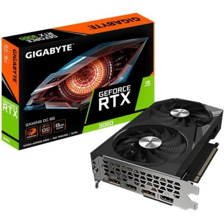 Gigabyte GeForce RTX 3060 Gaming OC 8GB GDDR6 Rev. 2.0