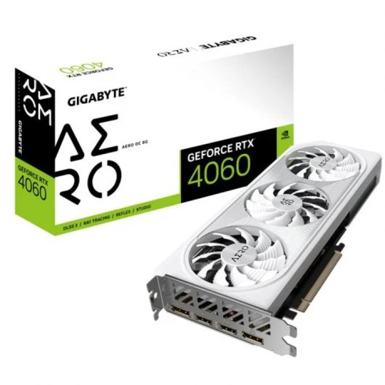 Gigabyte GeForce RTX 4060 AERO OC 8GB GDDR6 DLSS3