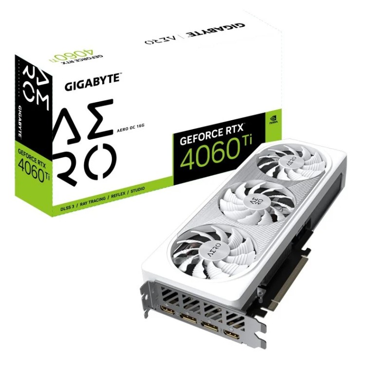 Gigabyte GeForce RTX 4060 Ti AERO OC 16GB GDDR6 DLSS3