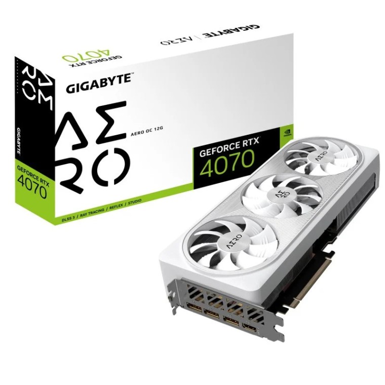 Gigabyte GeForce RTX 4070 AERO OC 12GB GDDR6X DLSS3