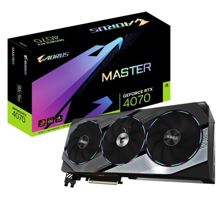 Gigabyte AORUS GeForce RTX 4070 MASTER 12GB GDDR6X DLSS3