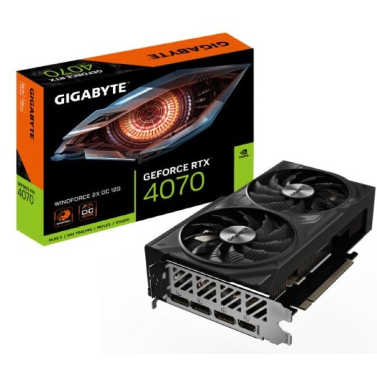 Gigabyte GeForce RTX 4070 WINDFORCE 2X OC 12GB GDDR6X DLSS3