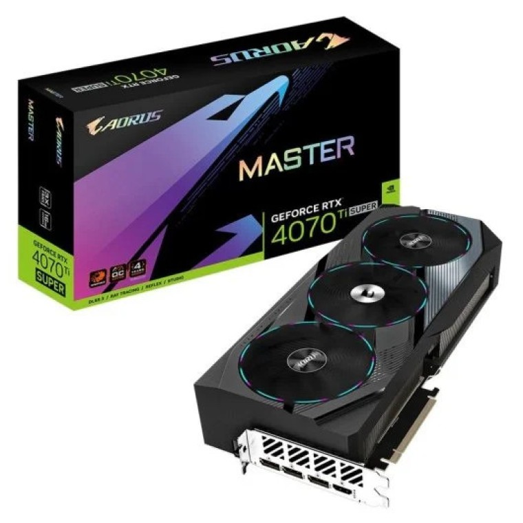 Gigabyte AORUS GeForce RTX 4070 Ti SUPER MASTER 16GB GDDR6X DLSS3