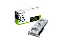Tarjeta Gráfica GIGABYTE RTX 5060 8GB GDDR7 AERO OC triple ventilador blanca