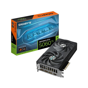 Tarjeta Gráfica Gigabyte GeForce RTX 5060 Ti EAGLE OC 8GB GDDR7 Reflex 2 RTX AI DLSS4 Tarjeta Gráfica Gigabyte GeForce RTX 5060 Ti EAGLE OC 8GB GDDR7 Reflex 2 RTX AI DLSS4