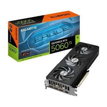 Tarjeta Gráfica GIGABYTE GeForce RTX 5060 Ti EAGLE MAX OC 16GB GDDR7 overclocking Tarjeta Gráfica GIGABYTE GeForce RTX 5060 Ti EAGLE MAX OC 16GB GDDR7 overclocking