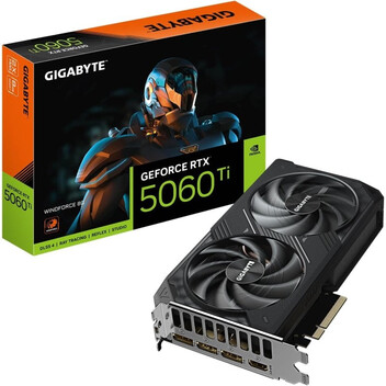 Tarjeta Gráfica Gigabyte GeForce RTX 5060 Ti WINDFORCE 8GB GDDR7 Reflex 2 RTX AI DLSS4 Tarjeta Gráfica Gigabyte GeForce RTX 5060 Ti WINDFORCE 8GB GDDR7 Reflex 2 RTX AI DLSS4