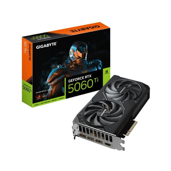 Tarjeta Gráfica Gigabyte GeForce RTX 5060 Ti WINDFORCE OC 8GB GDDR7 Reflex 2 RTX AI DLSS4 Tarjeta Gráfica Gigabyte GeForce RTX 5060 Ti WINDFORCE OC 8GB GDDR7 Reflex 2 RTX AI DLSS4