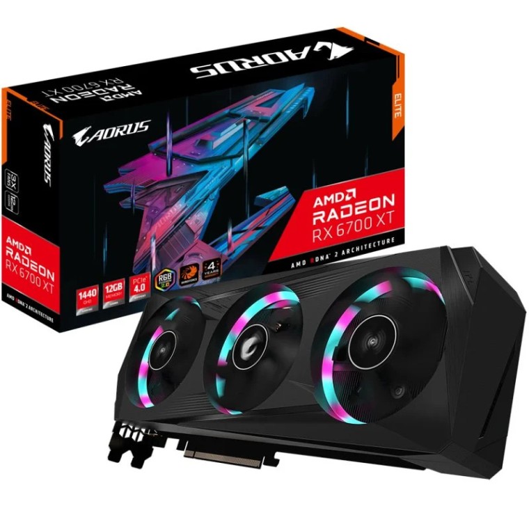 Gigabyte AORUS Radeon RX 6700 XT ELITE 12GB GDDR6