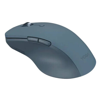 Ratón Lenovo inalámbrico 2400 DPI Bluetooth 6 botones recargable azul-verde