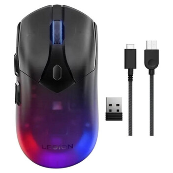 Ratón Lenovo Legion M410 Ambidiestro Wireless 16000 DPI RGB USB-C 6 Botones Óptico