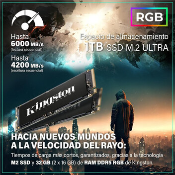 Ordenador Sobremesa GREED MK5 Ryzen 5 9600X 32GB 1TB SSD RTX 5070 Windows 11 Pro