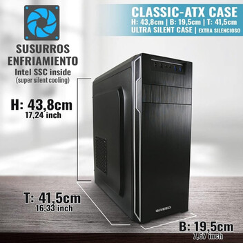 Ordenador Sobremesa PC Sobremesa GREED Multimedia 7 Intel Core i7-4790 16GB 240GB SSD 1TB HDD WiFi W Ordenador Sobremesa PC Sobremesa GREED Multimedia 7 Intel Core i7-4790 16GB 240GB SSD 1TB HDD WiFi W