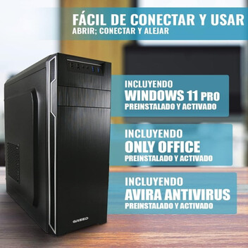 Ordenador Sobremesa PC Sobremesa GREED Multimedia 7 Intel Core i7-4790 16GB 240GB SSD 1TB HDD WiFi W Ordenador Sobremesa PC Sobremesa GREED Multimedia 7 Intel Core i7-4790 16GB 240GB SSD 1TB HDD WiFi W