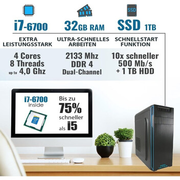 Ordenador Sobremesa PC Sobremesa GREED Ultra i7-4790 32GB 1TB SSD 1TB HDD Windows 11 Pro WiFi 6 Ordenador Sobremesa PC Sobremesa GREED Ultra i7-4790 32GB 1TB SSD 1TB HDD Windows 11 Pro WiFi 6