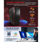 Ordenador Sobremesa PC Sobremesa GREED Ultra V2 Ryzen 7 5700G 32GB 1TB SSD 1TB HDD WiFi 6 Windows 11