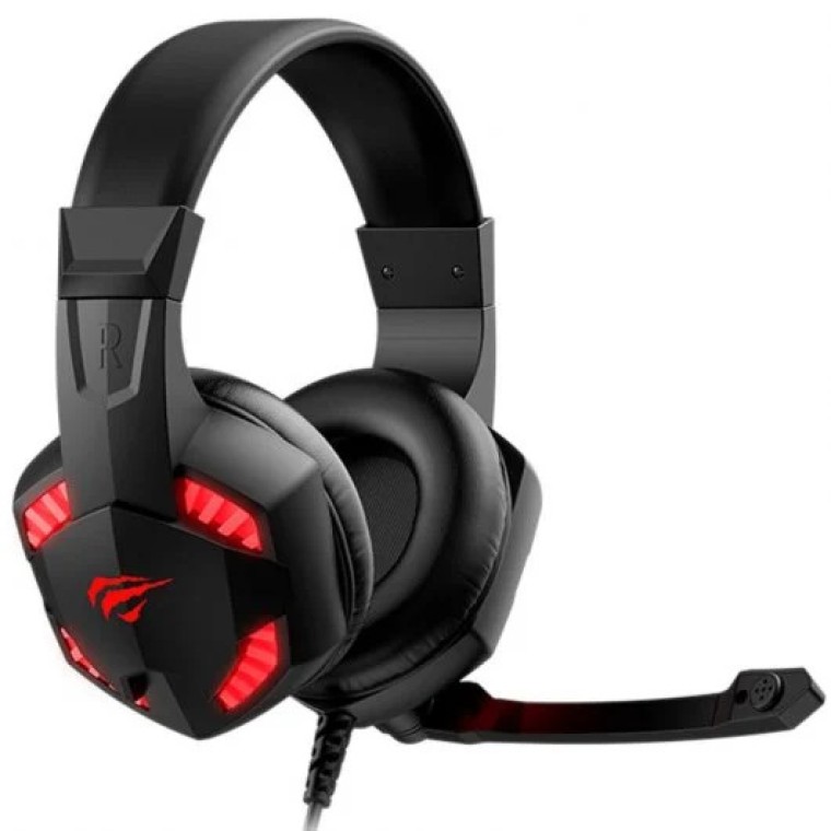 Havit H2032D Auriculares Gaming Negros/Rojo