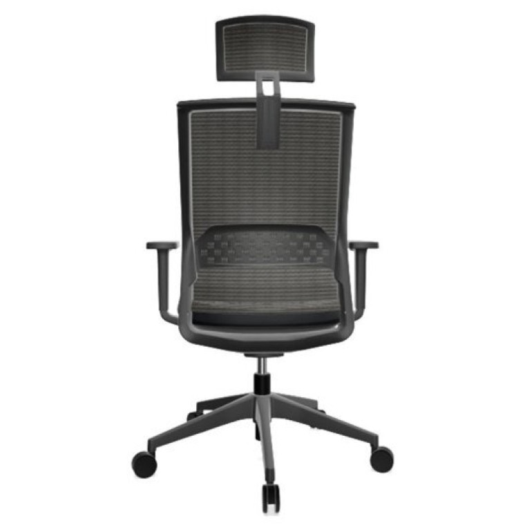 Silla Ergonómica Giratoria Malla Negra Con Cabezal Stay 30 De Actiu