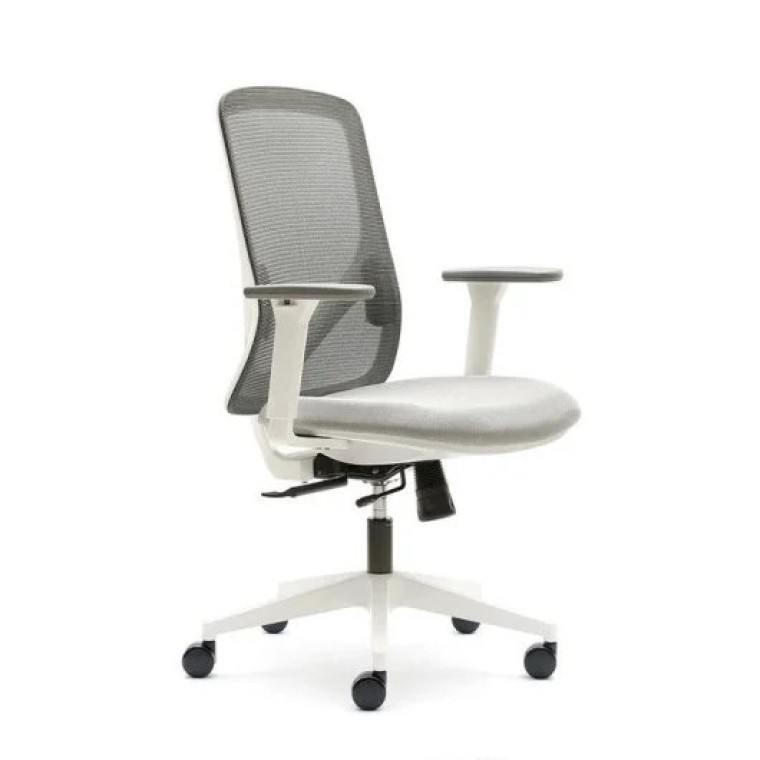 Silla Blanca Escritorio Ergonómica Lyon