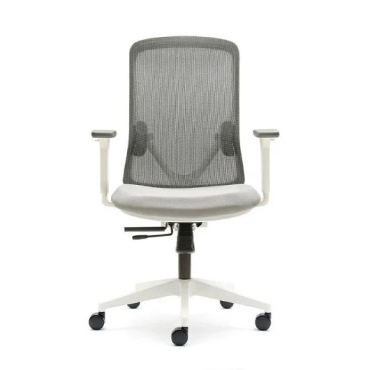 Silla Blanca Escritorio Ergonómica Lyon