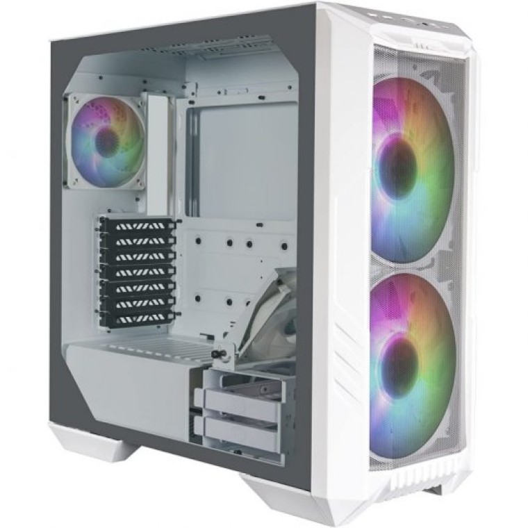 Cooler Master HAF 500 Cristal Templado USB 3.0 Blanca