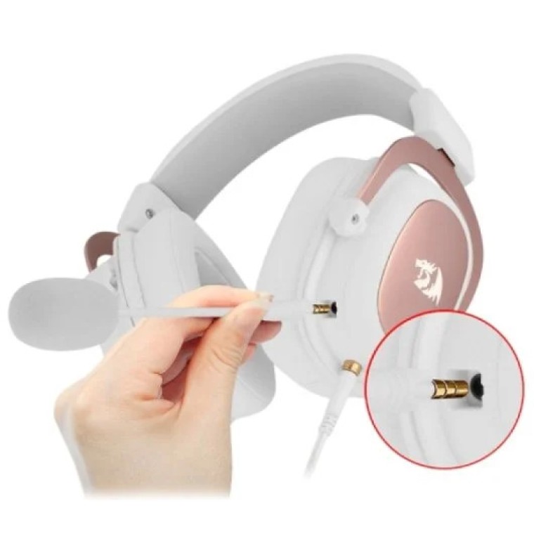 Redragon Zeus X Auriculares Gaming RGB 7.1 Virtual USB Blancos