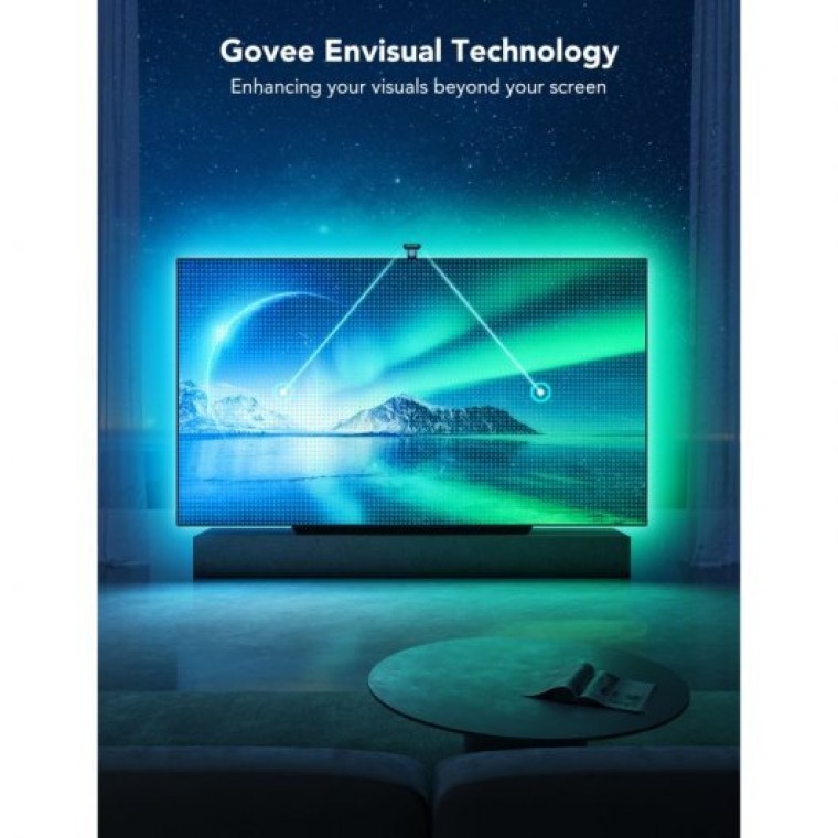 Govee H605C Envisual TV BACKLIGHT T2 Tira LED Inteligente RGB para Televisores