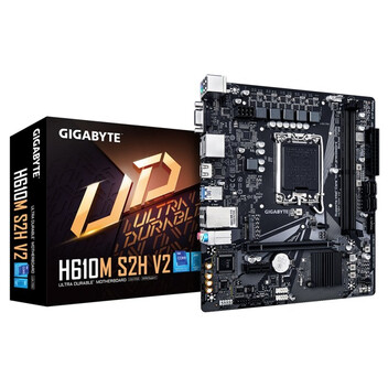 Placa Base Gigabyte H610M LGA1700 Micro-ATX H610M S2H V2 DDR5 PCIe M.2 GbE LAN Placa Base Gigabyte H610M LGA1700 Micro-ATX H610M S2H V2 DDR5 PCIe M.2 GbE LAN