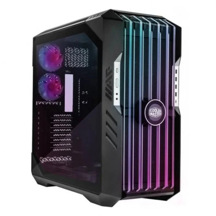 Cooler Master HAF 700 EVO ARGB Cristal Templado Full Tower USB 3.2 Gris Titanio